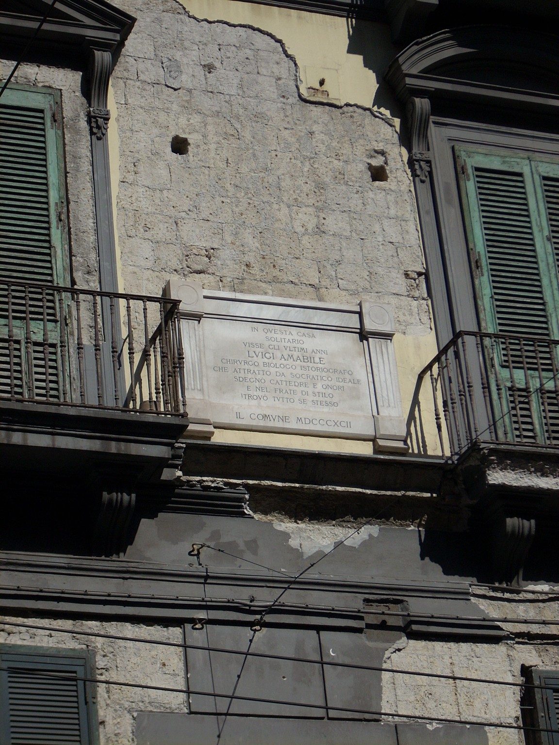 Luigi Amabile's home, Naples - 02.JPG